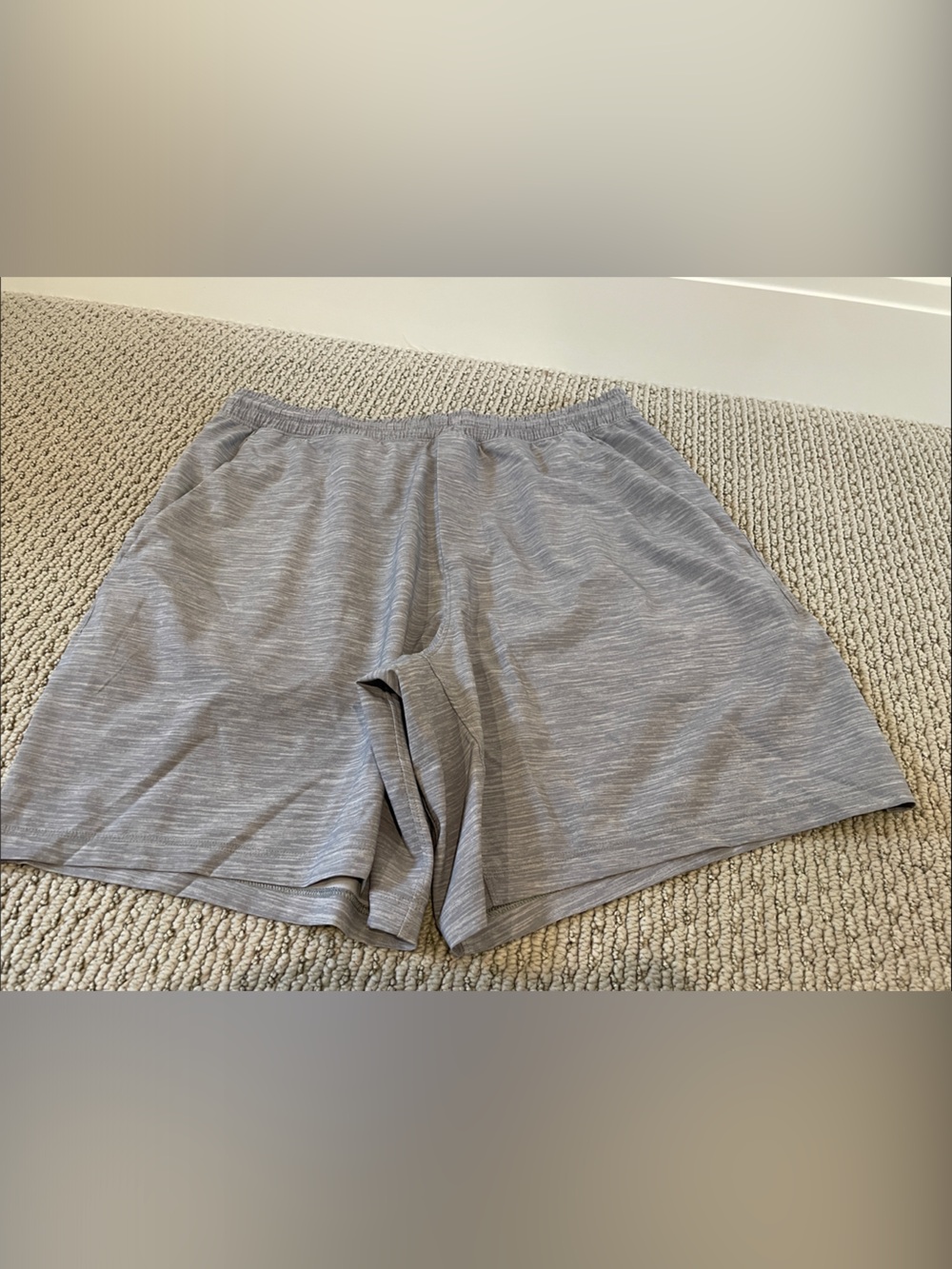 Lululemon Light Gray Men's Shorts - large